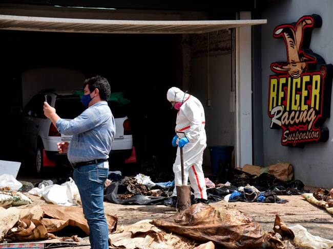 Siete cuerpos fueron encontrados en un container en Paraguay