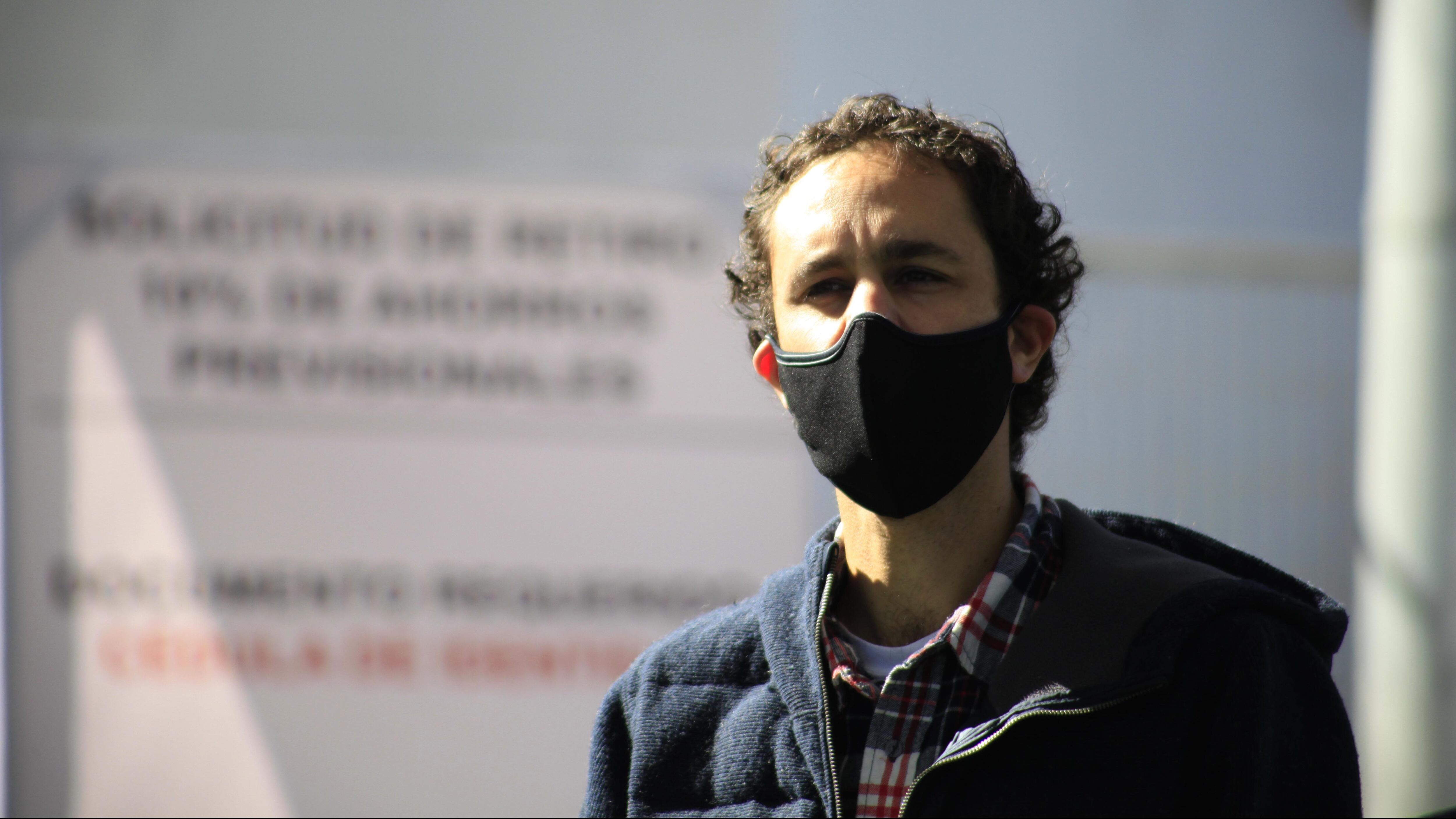 02 de Agosto de 2020/SANTIAGOFernando Larraín, Gerente de la Asociación de AFP, durante la visita al recinto donde las personas podrán ir a solicitar su 10% de manera presencial en caso de tener dificultades online
FOTO:MAURICIO MENDEZ/AGENCIAUNO