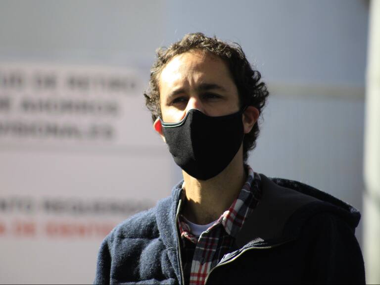 02 de Agosto de 2020/SANTIAGOFernando Larraín, Gerente de la Asociación de AFP, durante la visita al recinto donde las personas podrán ir a solicitar su 10% de manera presencial en caso de tener dificultades online
FOTO:MAURICIO MENDEZ/AGENCIAUNO