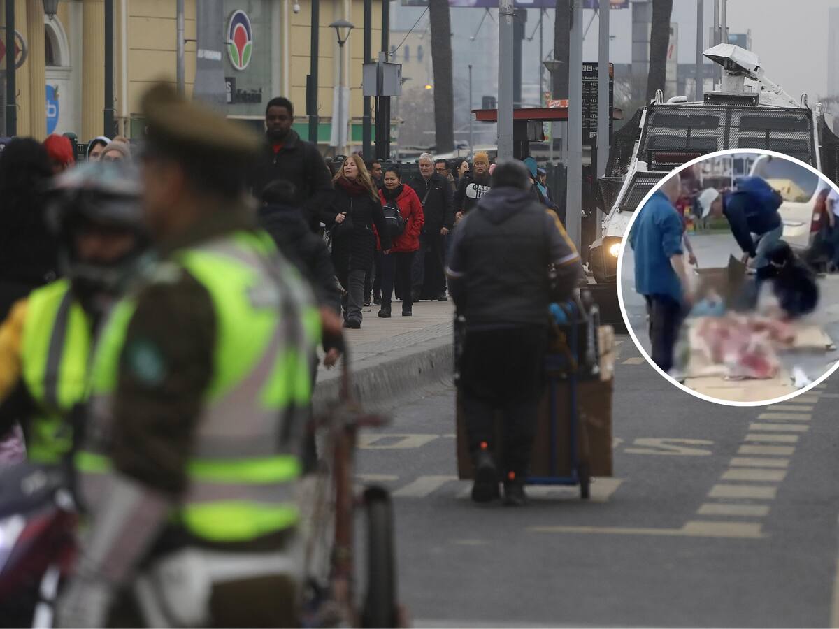 Brutal e indignante registro: graban faena de animal en plena calle del Barrio Meiggs