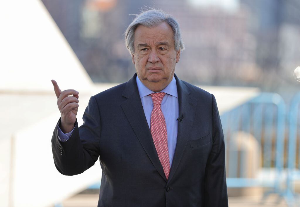 El secretario general de la ONU, Antonio Guterres
