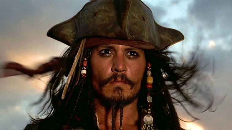 Johnny Depp como Jack Sparrow - Piratas del Caribe