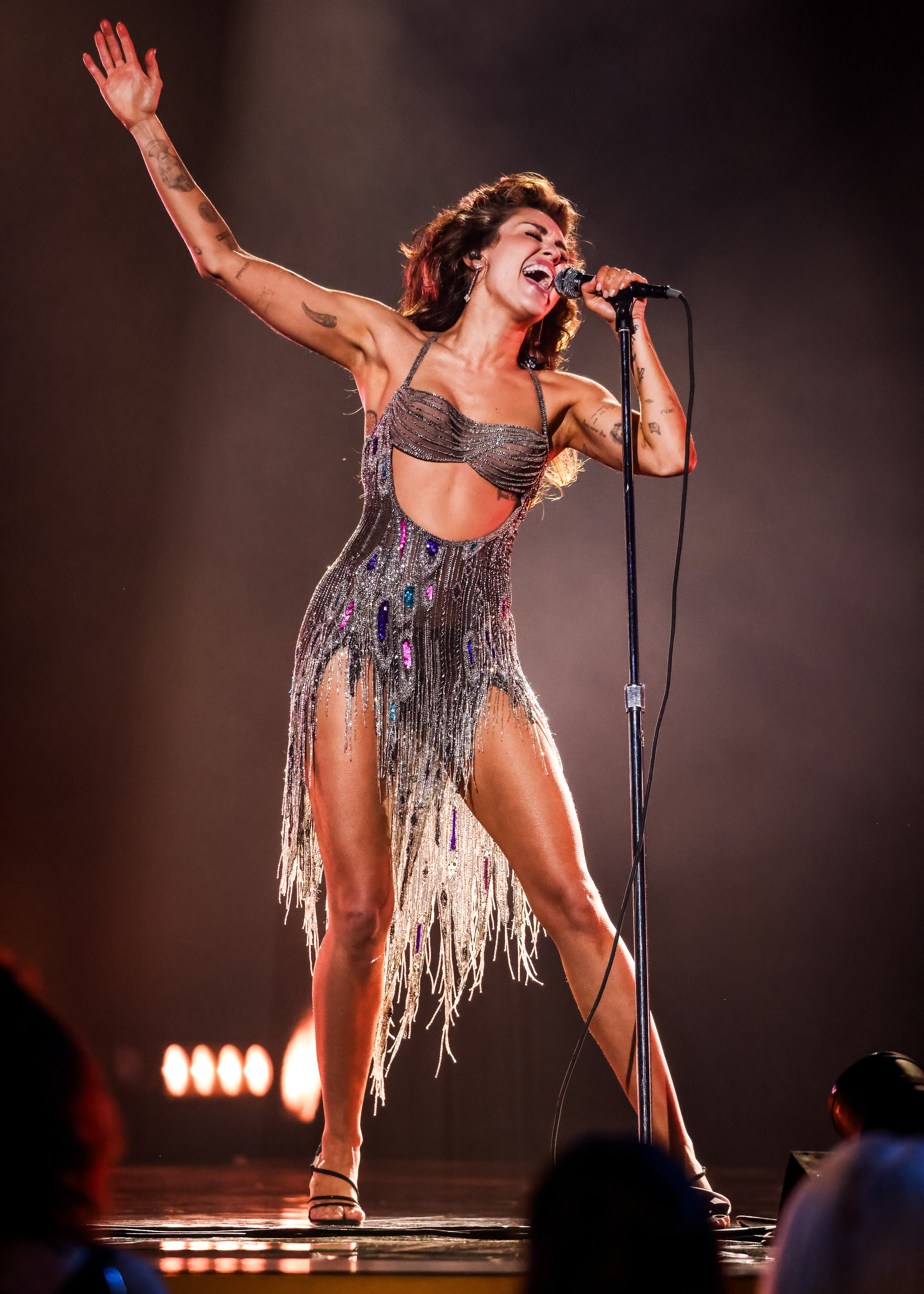 LOS ANGELES, CALIFORNIA - FEBRUARY 04: Miley Cyrus performs onstage during the 66th GRAMMY Awards on February 04, 2024 in Los Angeles, California. (Photo by John Shearer/Getty Images for The Recording Academy)