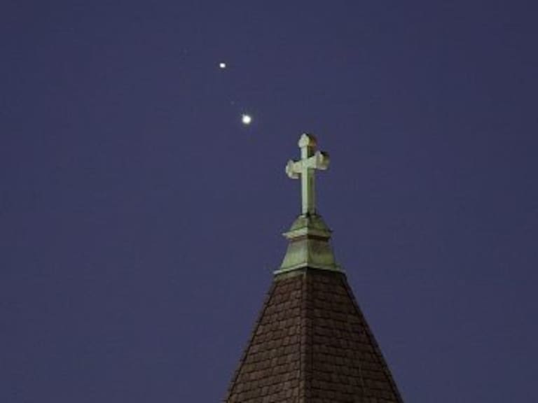 conjunción de Júpiter y Saturno