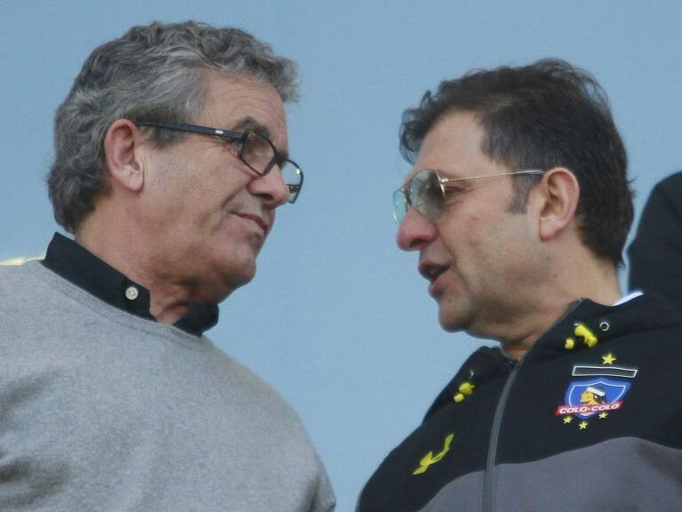 7 de AGOSTO del 2016/SANTIAGO Leonidas Vial (i) y Aníbal Mosa (d), durante el partido valido por el Campeonato de Apertura SCOTIBANK 2016-2017 entre Audax Italiano vs Colo Colo, jugado en el Estadio Bicentenario de la Florida.
FOTO:RODRIGO SAENZ/ AGENCIAUNO