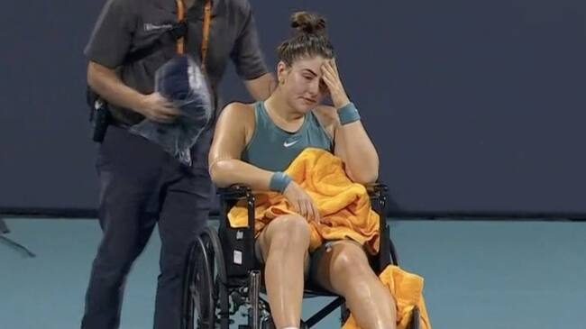 Tenista Bianca Andreescu vive desgarrador momento tras dura lesión en Miami Open: "Nunca antes sentí este dolor"