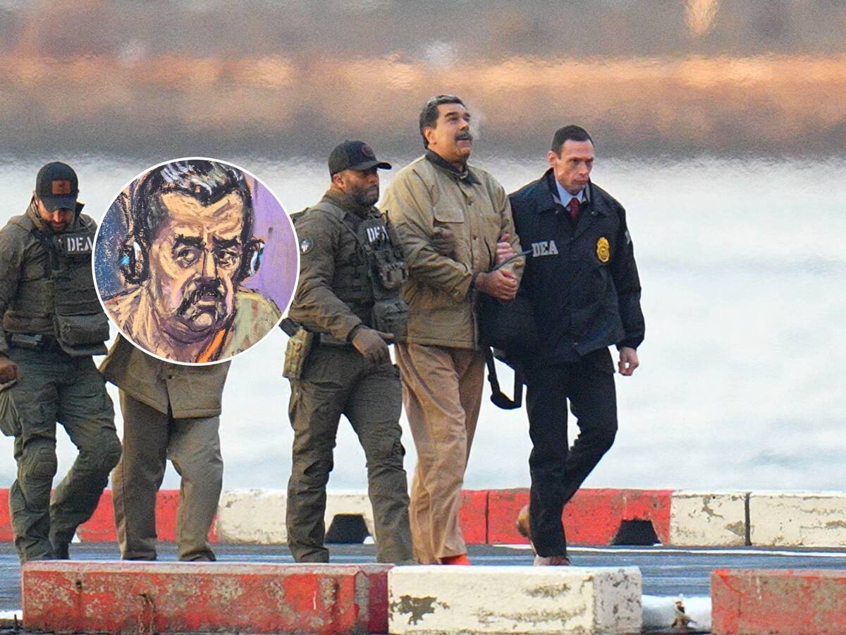 Dibujos revelan el estado de Nicolás Maduro tras casi tres meses de prisión en EE.UU.