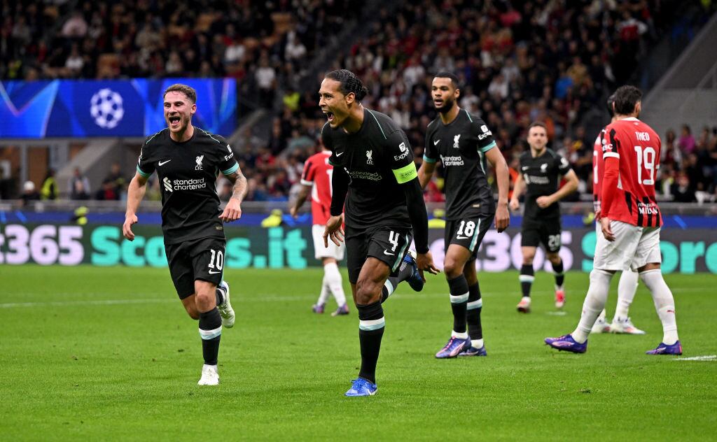 Liverpool aprovechó la vulnerabilidad defensiva del AC Milan para sumar su primer triunfo en la Champions League | Getty Images
