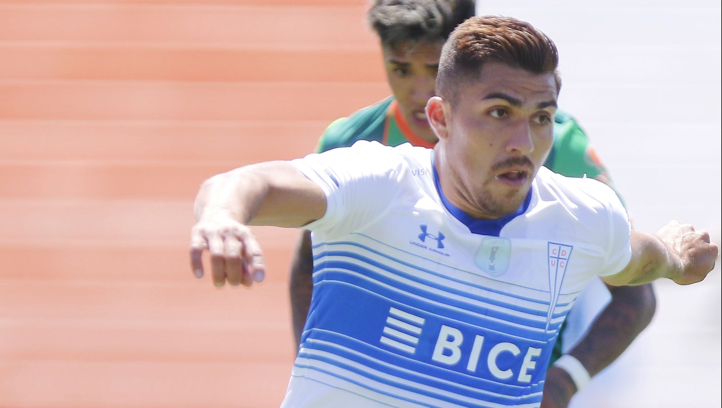 14 DE MARZO DE 2020/EL SALVADORCesar Pinares, durante el partido valido por la fecha 8 del Campeonato Nacional AFP PlanVital 2020, entre Cobresal y Universidad Catolica, disputado en el Estadio El Cobre de El Salvador, Región de Atacama.
FOTO: LEONARDO RUBILAR CHANDIA/AGENCIAUNO
