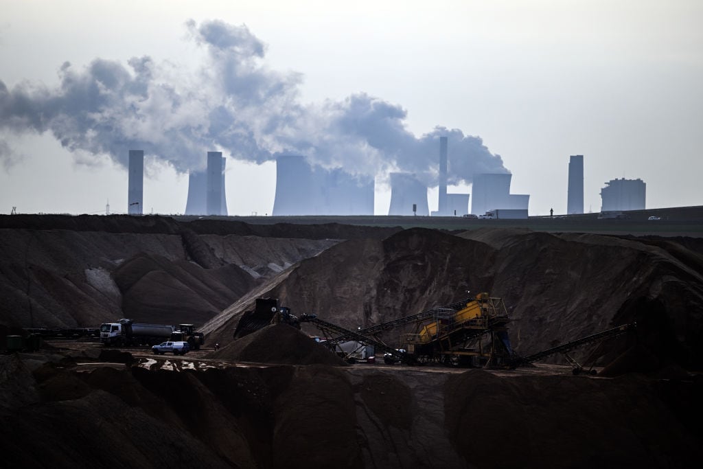 La contaminación que genera una faena minera en Alemania