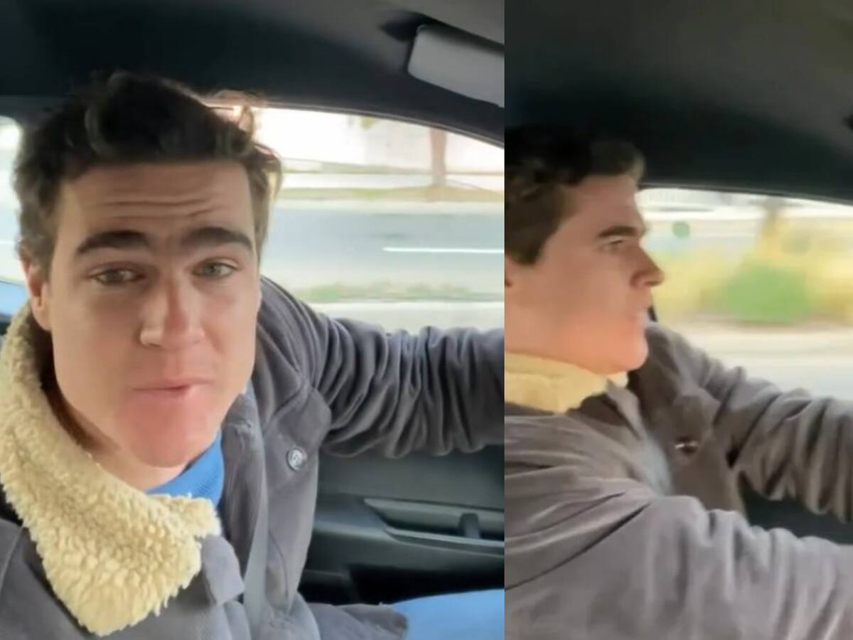 Nueva polémica vial con influencers: critican a creador de contenido por grabar publicidad mientras conducía