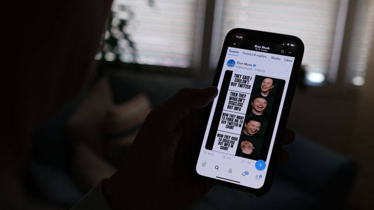 Imagen que recrea las noticias sobre Elon Musk en Twitter
