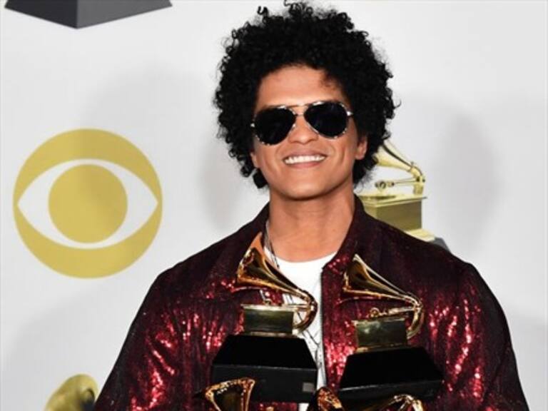 Bruno Mars se quedó con los Grammy 2018