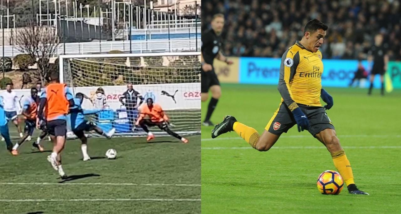 Alexis Sánchez se luce en Marsella y repite un lujo que hizo con Arsenal