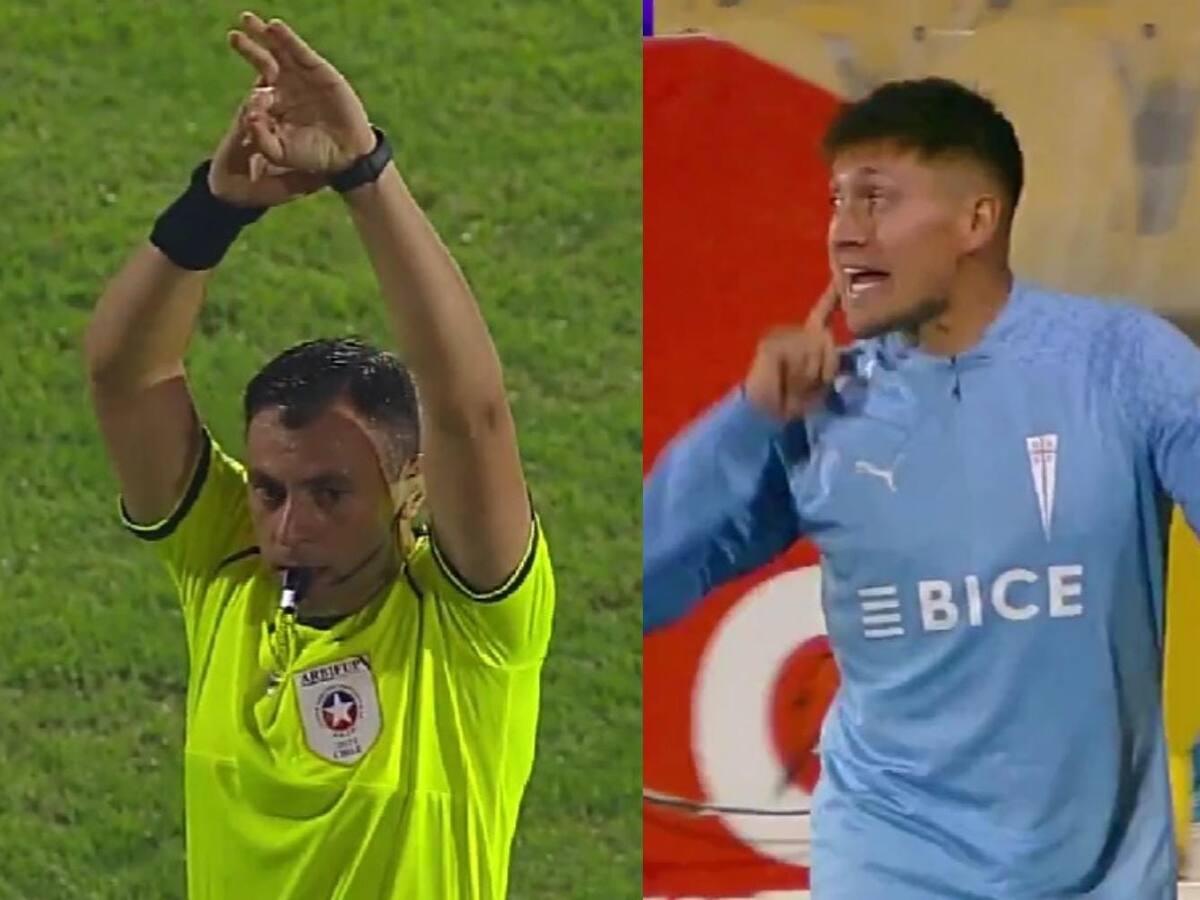 Tuvo un triste redebut en la UC: así fue la insólita expulsión de Nicolás Castillo ante Ñublense