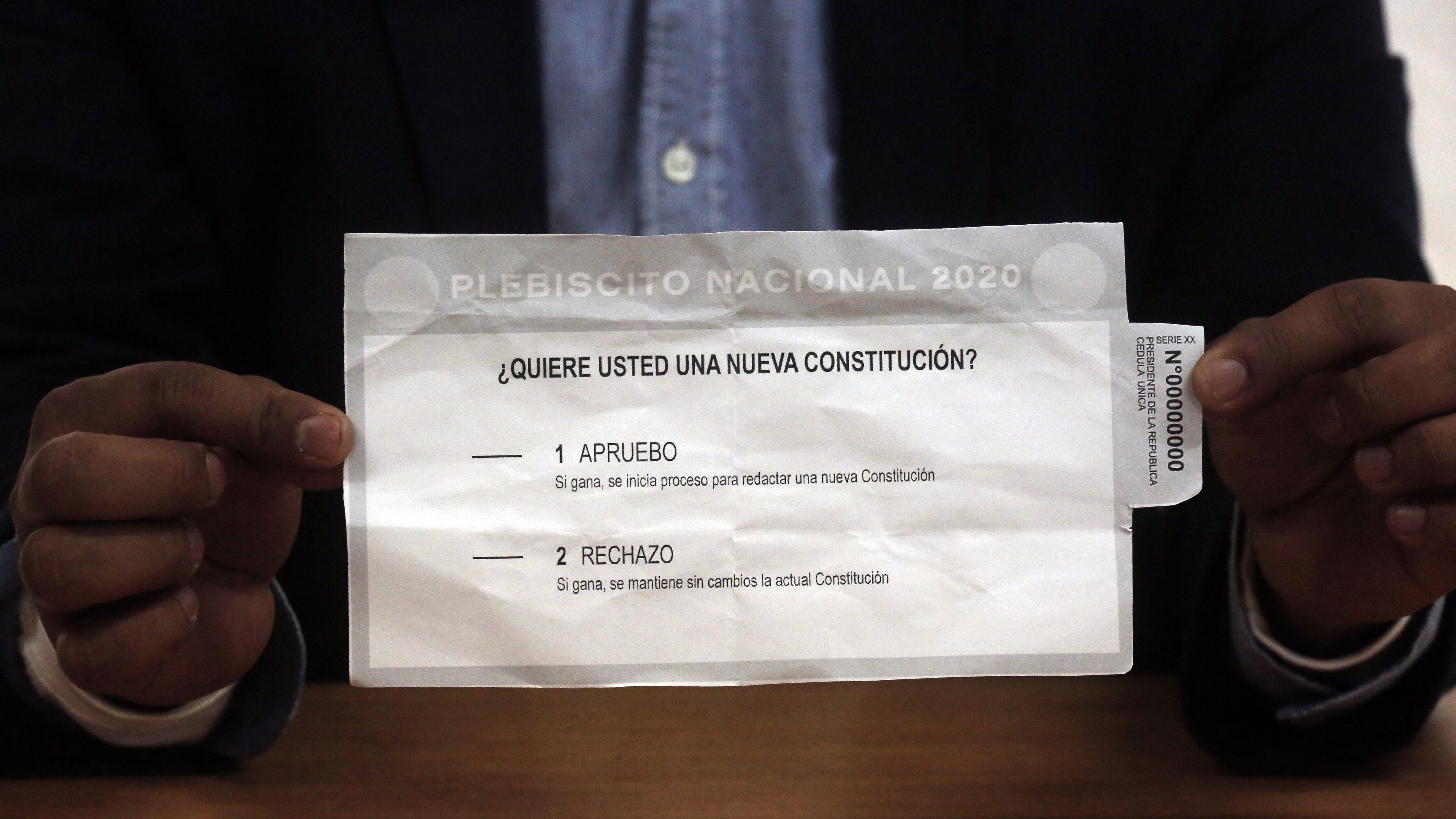 Servel publicó las cédulas del plebiscito del 25 de octubre