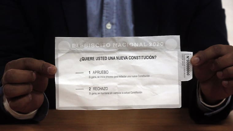 Servel publicó las cédulas del plebiscito del 25 de octubre