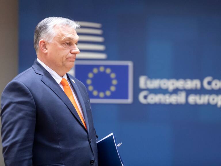 El primer ministro de Hungría Viktor Orban en la cita de la UE en Bruselas