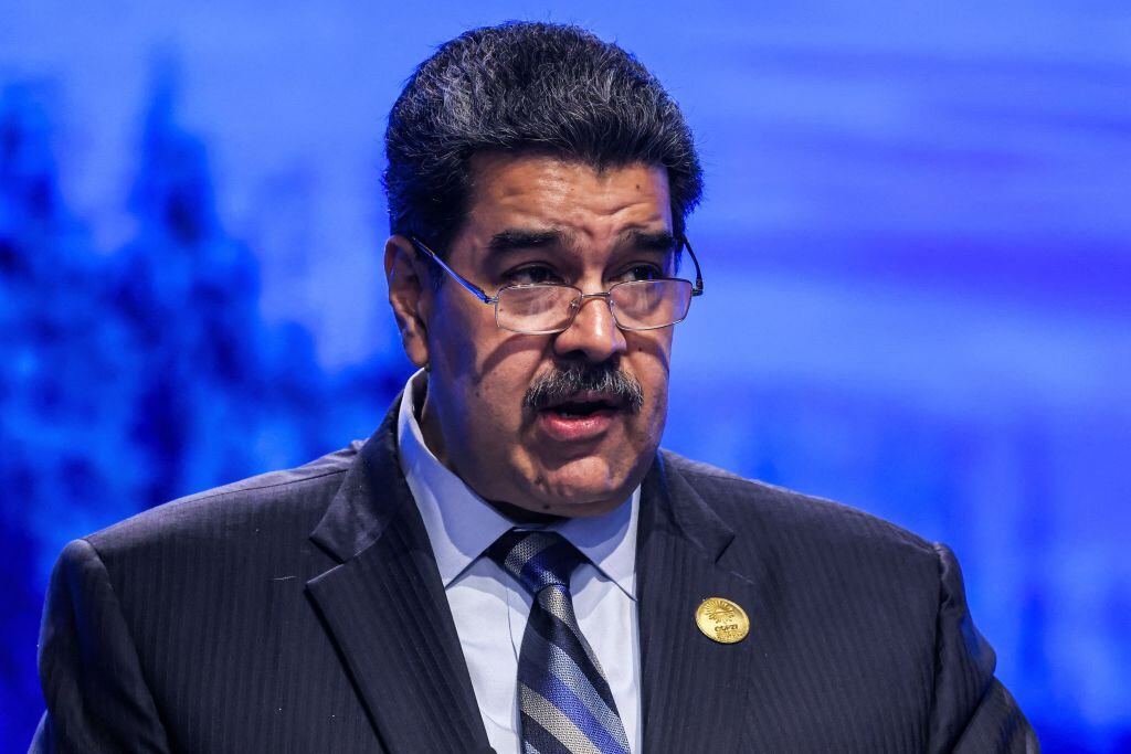 El presidente de Venezuela Nicolás Maduro en Egipto