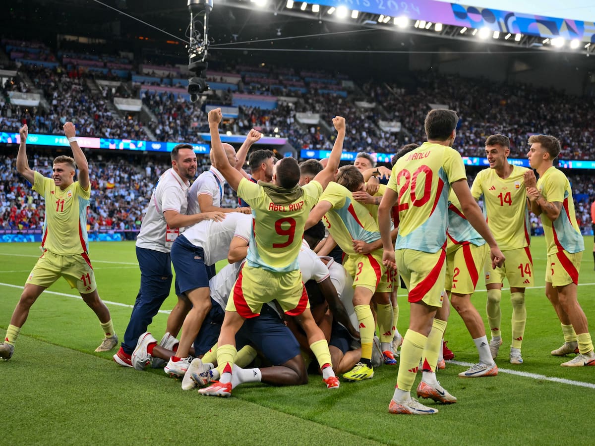 Cinco goles para asegurar el oro: España golea a Francia y grita campeón en el fútbol masculino de París 2024