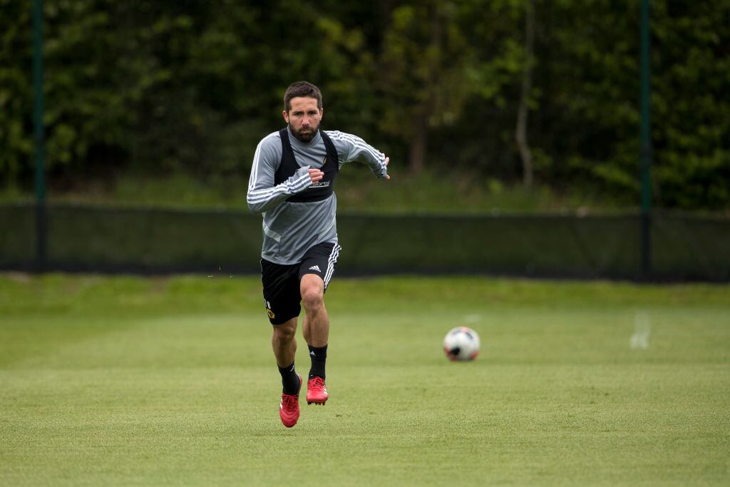El portugués Rui Patricio practicando para Wolverhampton Wanderers