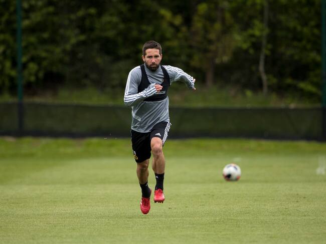 El portugués Rui Patricio practicando para Wolverhampton Wanderers