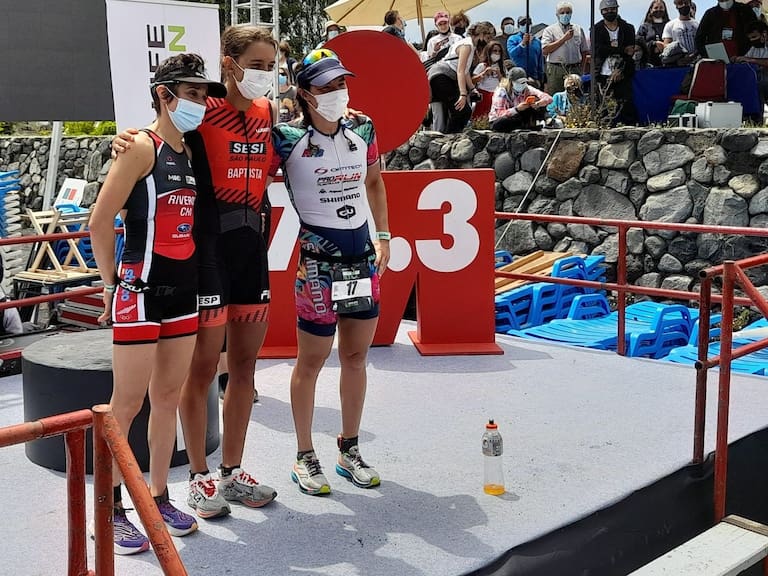 Bárbara Riveros remató en el segundo lugar del Ironman 70.3 de Pucón en la categoría femenina