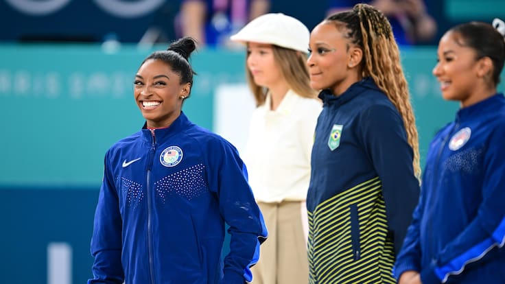 A los pies de Rebeca Andrade: Simone Biles se queda sin chances de sumar más oros en París 2024