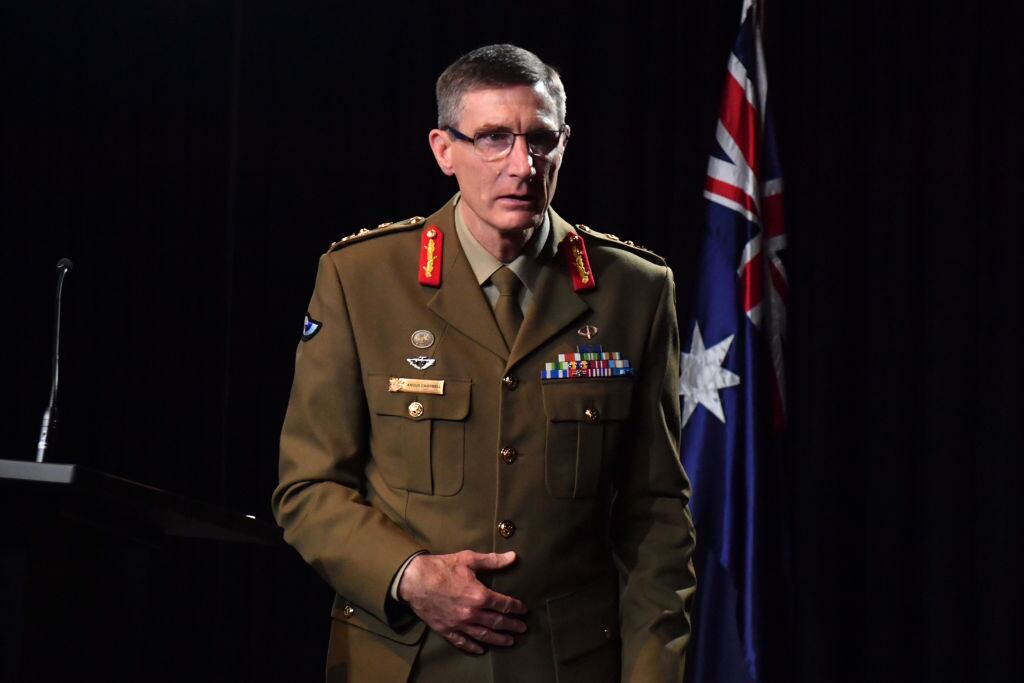 El jefe de las fuerzas militares australianas Angue Campbell