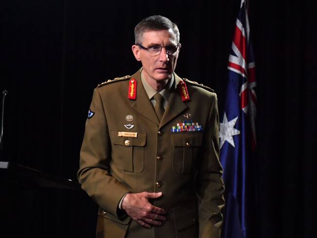 El jefe de las fuerzas militares australianas Angue Campbell