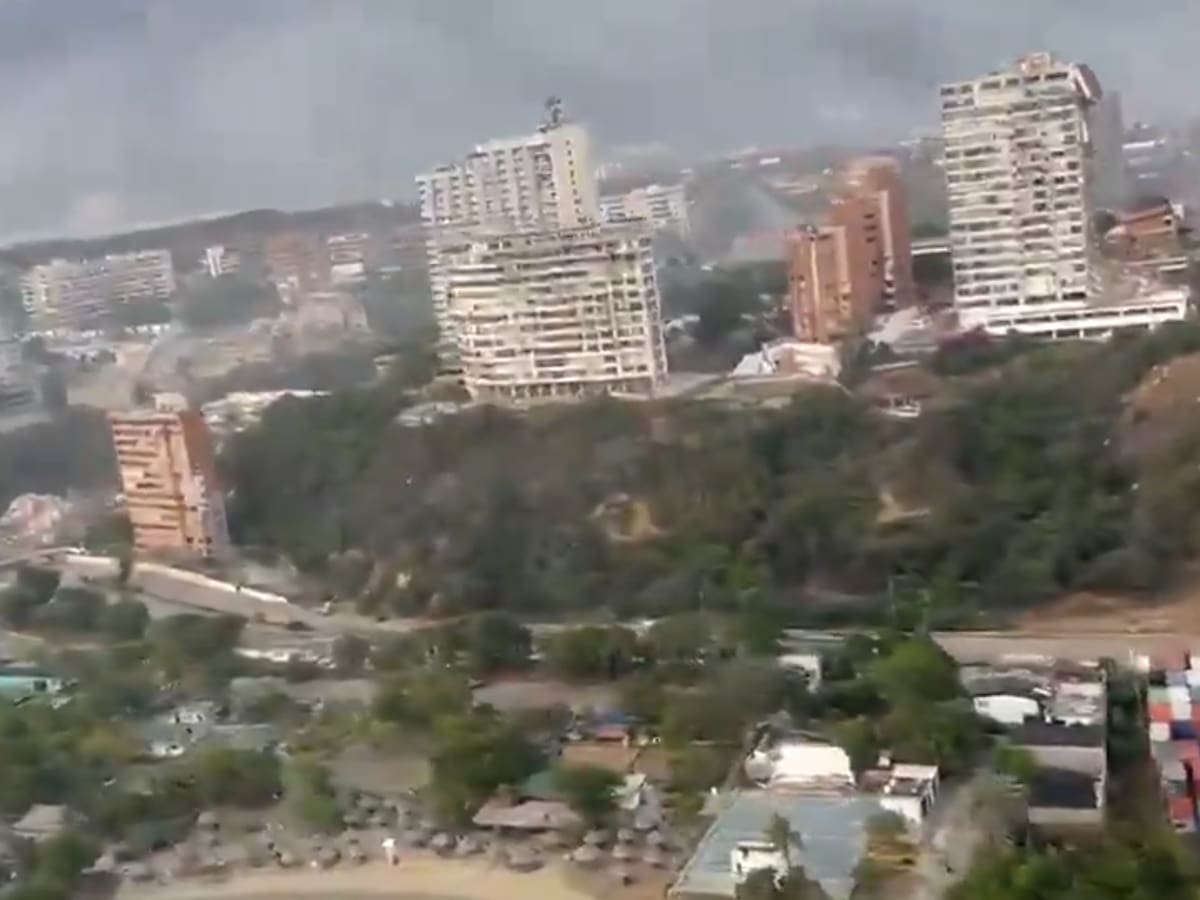 Desolador registro desde el aire: así quedó La Guaira tras el destructivo doble terremoto en Venezuela