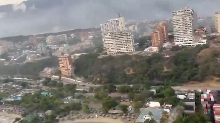 Desolador registro desde el aire: así quedó La Guaira tras el destructivo doble terremoto en Venezuela