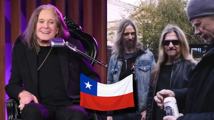 Bandera chilena sorprende en el homenaje de Megadeth a Ozzy Osbourne en el puente Black Sabbath