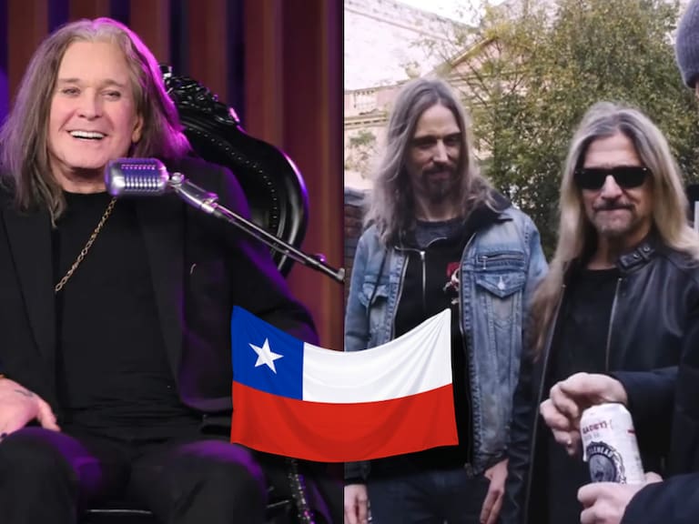 Bandera chilena sorprende en el homenaje de Megadeth a Ozzy Osbourne en el puente Black Sabbath