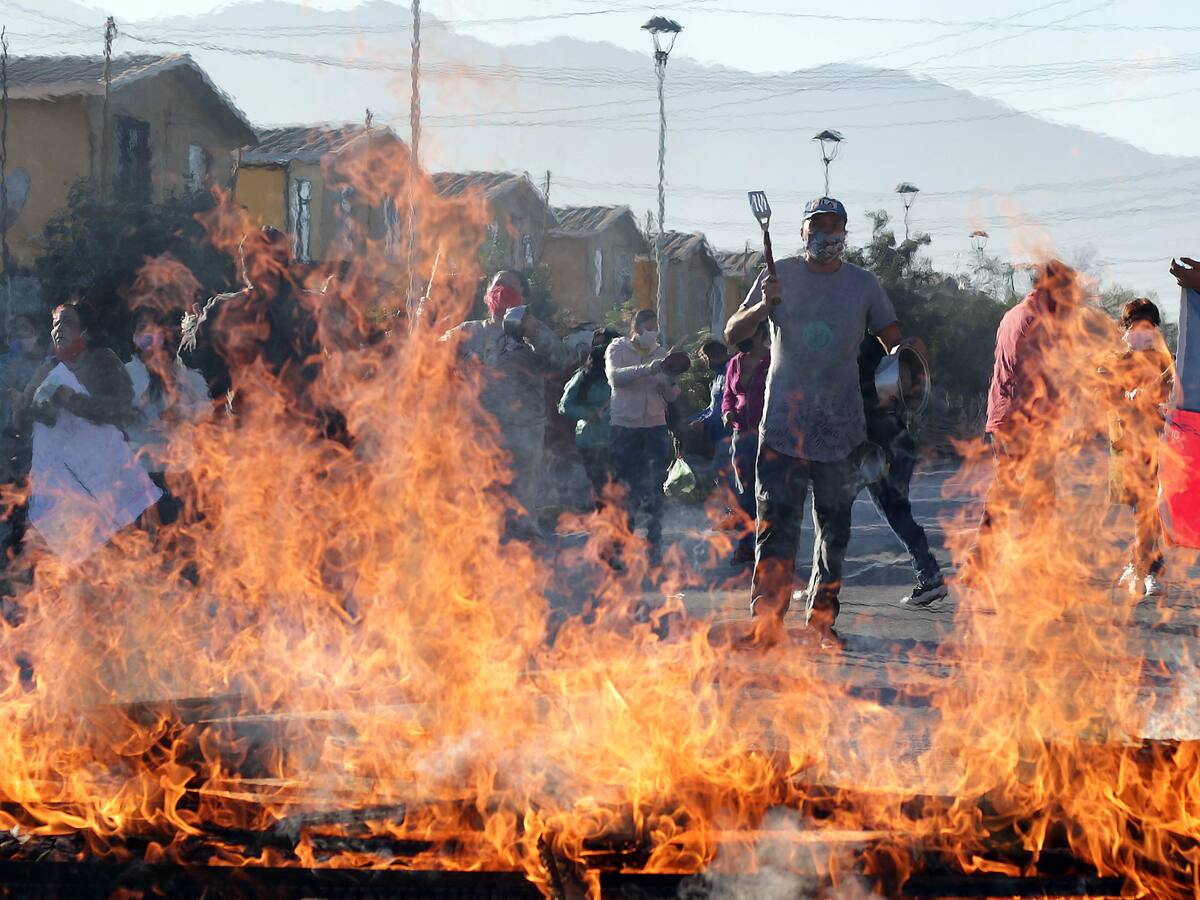 Nuevas protestas se registraron en La Pintana y Puente Alto