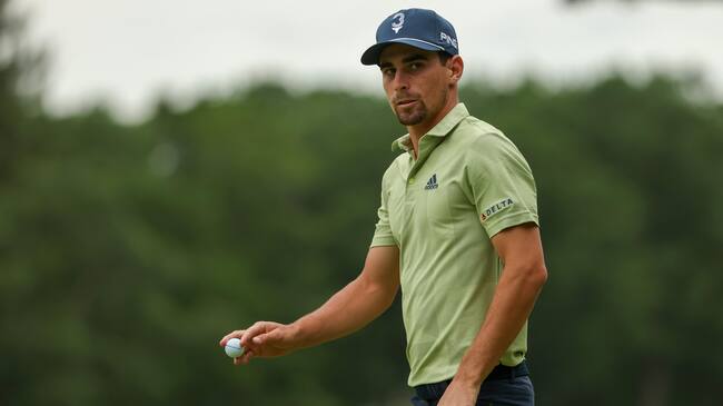 Joaquín Niemann sufre en las banderas finales en su debut en el US Open