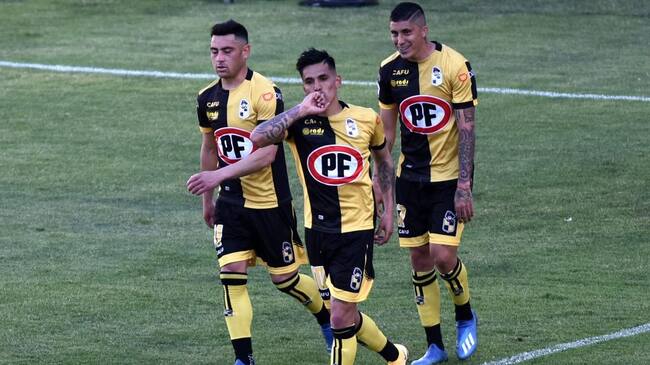 09 de octubre de 2020/COQUIMBO
Celebra Joe Abrigo Gol de penal para Coquimbo 1-0, durante el partido vlido por el Campeonato Nacional AFP PlanVital 2020, entre Coquimbo Unido y Colo Colo, disputado en el Estadio Francisco Snchez Rumoroso
FOTO: ALEJANDRO PIZARRO UBILLA/AGENCIAUNO
