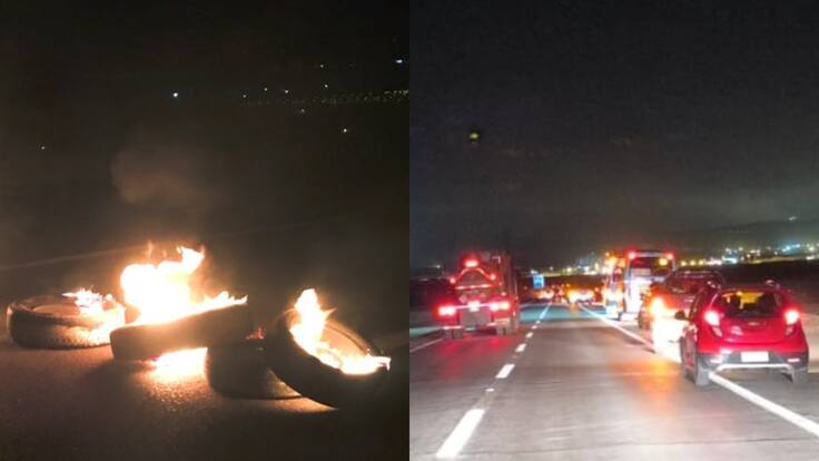 Tras no llegar a acuerdo: contratistas bloquean accesos a Chuquicamata, Ministro Hales y Radomiro Tomic