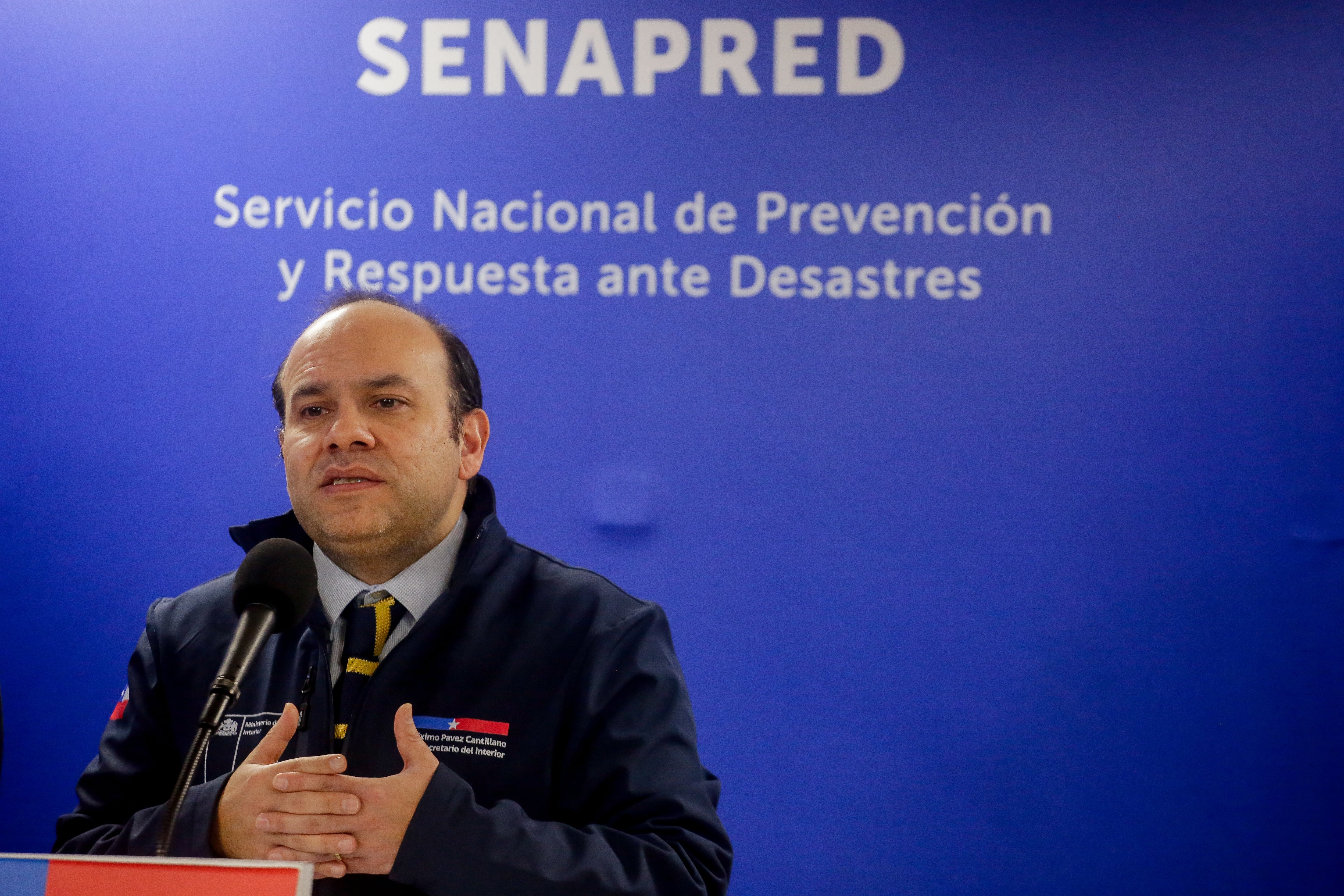 17 de julio de 2026/SANTIAGO
El subsecretario del Interior, Máximo Pavez y la directora nacional del Servicio Nacional de Prevención y Respuesta ante Desastres (SENAPRED), Alicia Cebrián, realizaron un balance actualizado por el sistema frontal en el territorio nacional.
FOTO: HANS SCOTT/AGENCIAUNO