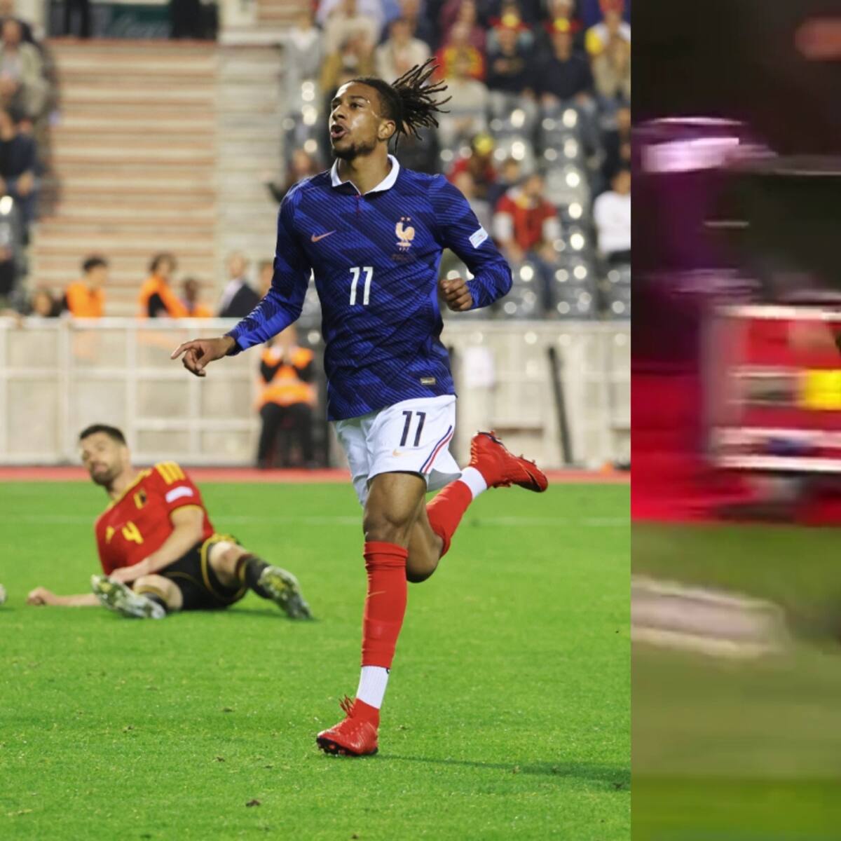 ¡Zidane se volvió loco celebrando! El tremendo golazo de Michael Olise con el que Francia venció a Bélgica