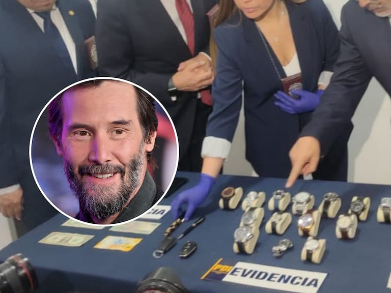 Encuentran relojes robados al actor Keanu Reeves durante operativos en Chile