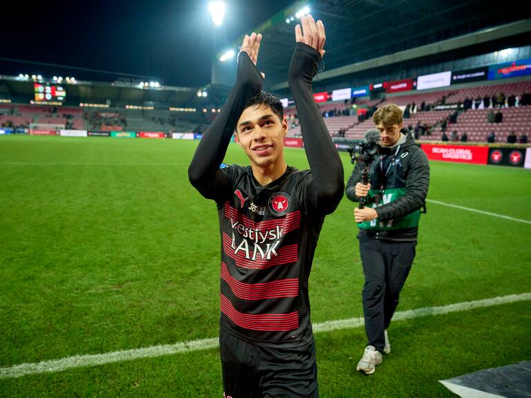 Darío Osorio anota su primer gol del año en la liga danesa