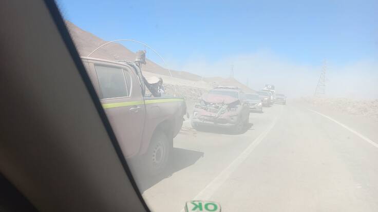 Tormenta de arena en Calama