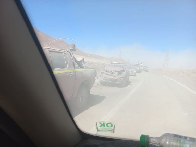 Tormenta de arena en Calama