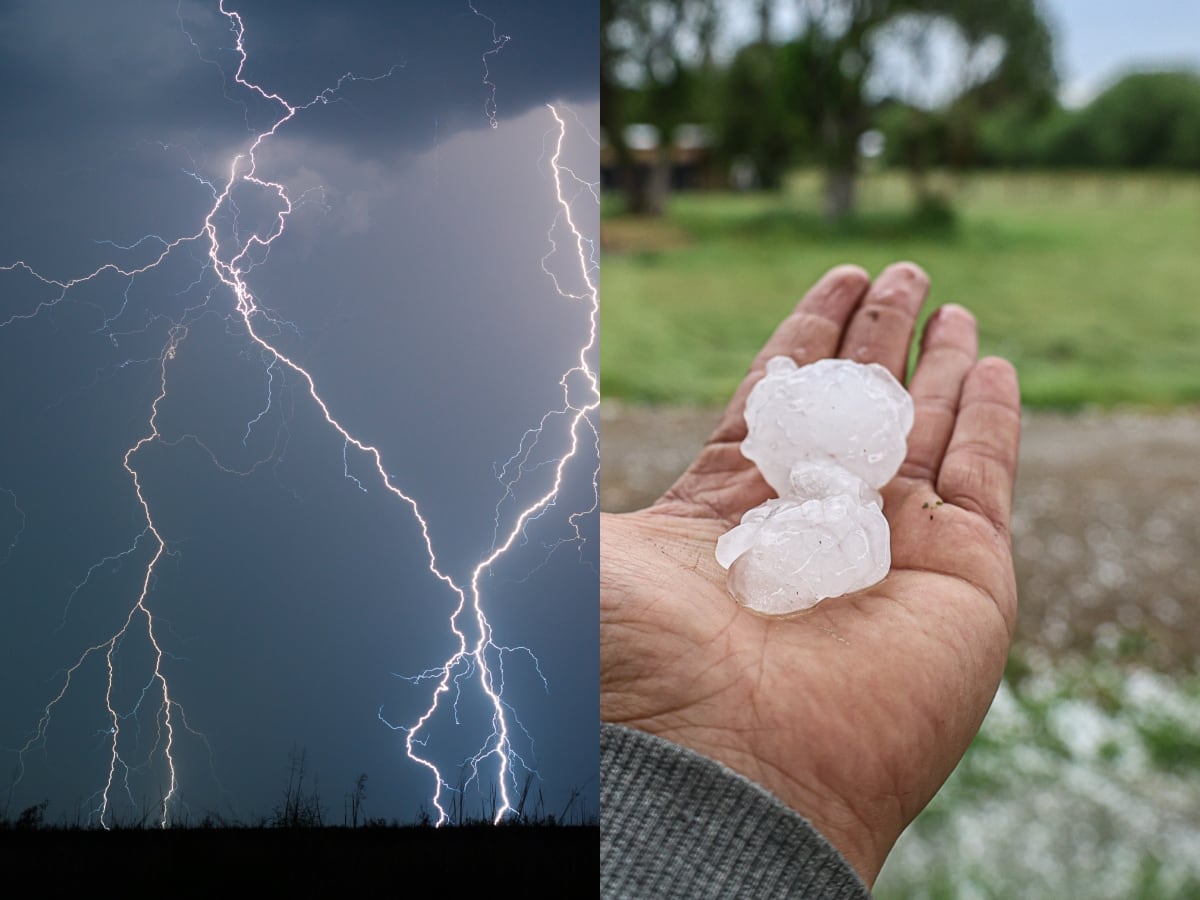 Meteorología emite aviso por tormentas eléctricas, granizos y fuertes vientos en 3 regiones de Chile: zonas afectadas
