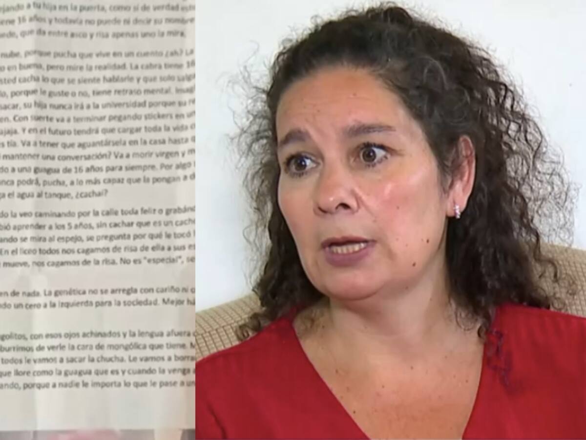 “Fue una noche de crisis de pánico y angustia”: madre de joven con síndrome de Down tras leer carta con amenazas