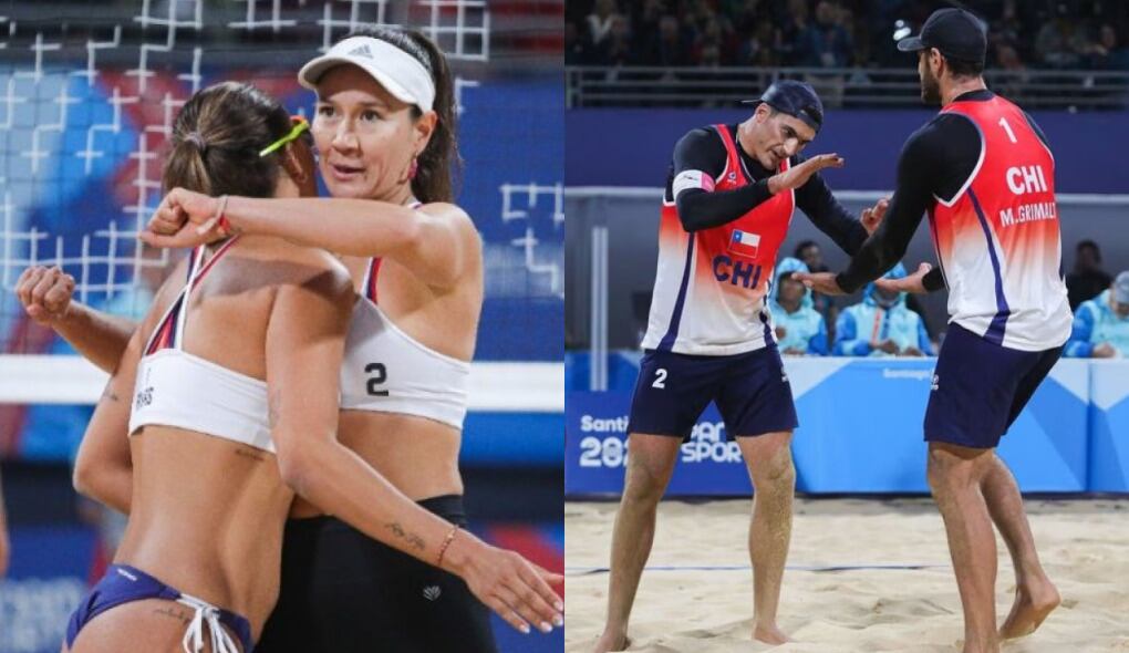 Santiago 2023: Los primos Grimalt están en los cuartos de final del vóleibol playa