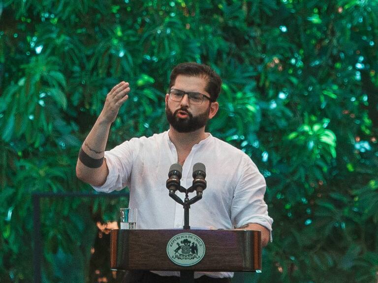 13 de MARZO de 2022/ LA PINTANAPresidente Gabriel Boric participa en la evento cultural en Parque Mapuhue en La Pintana por el Cambio de Mando
FOTO: DIEGO MARTIN/AGENCIAUNO