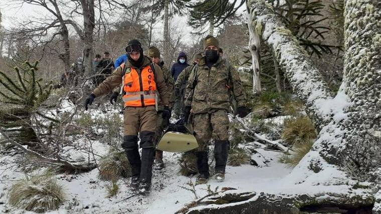 Carabineros rescató los cuerpos de dos personas que estaban desaparecidas en Icalma