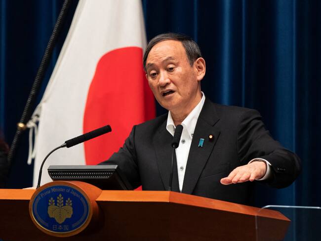El primer ministro japonés Yoshihide Suga